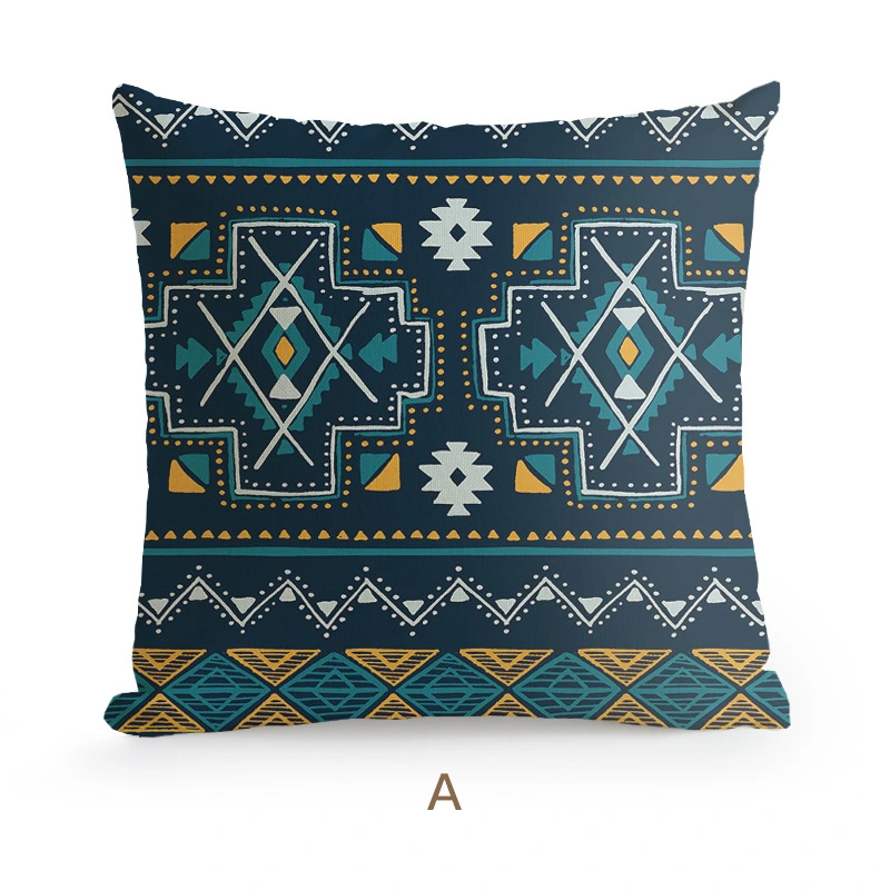 Bohemian Homestay Ethnic Style Pillow Living Room Sofa Cushion Office Pillow Car Backrest Pillow Case