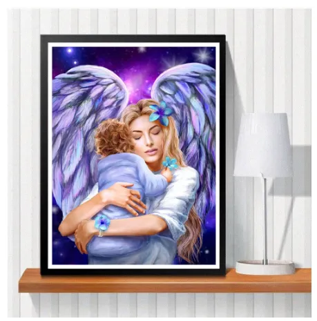 Children's Cross Stitch For Sale Diamond Embroidery Portrait Art Rhinestone Home Decoration