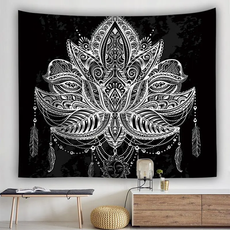 Dreamcatcher Lotus Tapestry