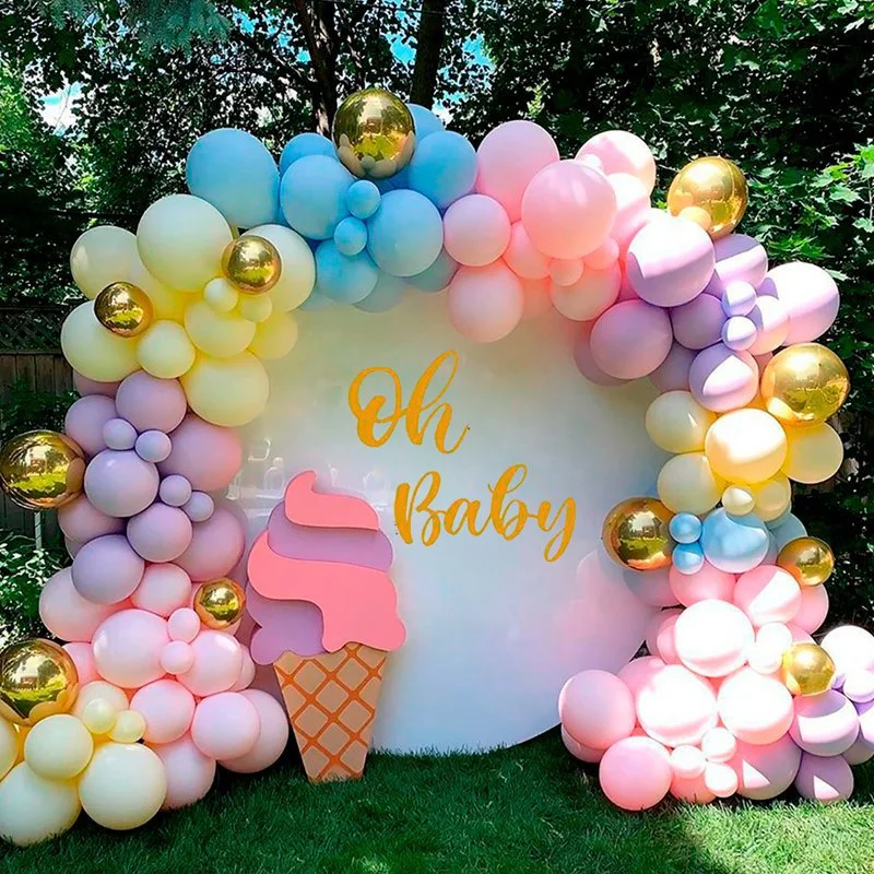 Wedding Balloon Chain Package Macaron Latex Balloon Set