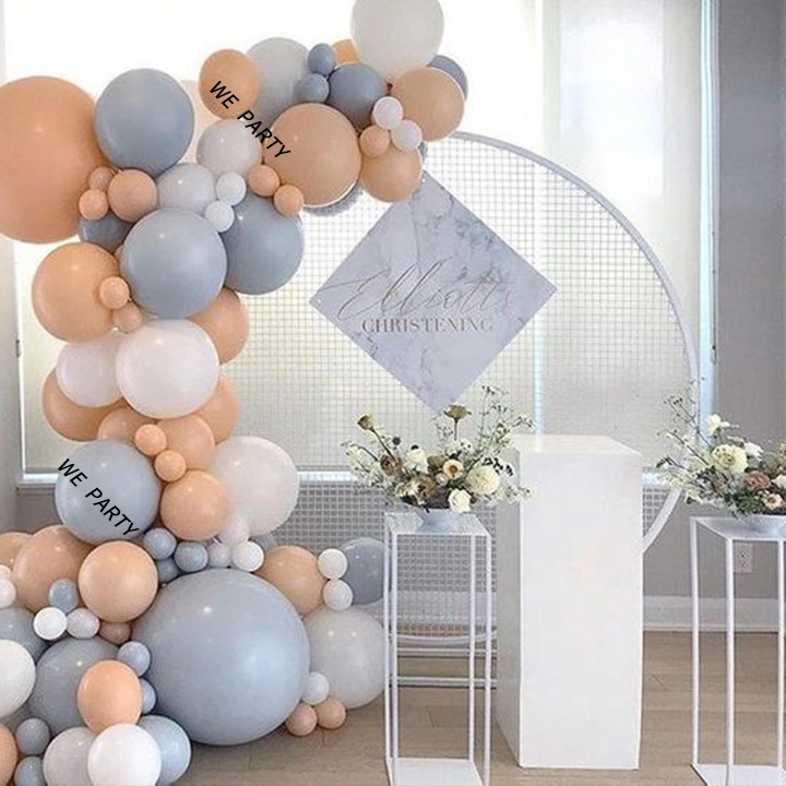 Macaron Orange Gray Balloon Set Creative Wedding