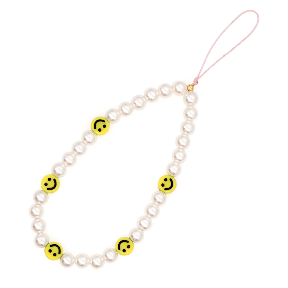 Go2Boho Phone Chains Pearl For Bead Telephone Strap Chain Mobile Phone Charm Lanyard Smiley Star Fruit Jewelry 2021 Jewellery