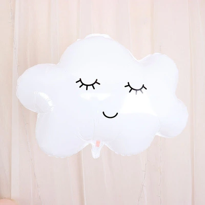 White Cloud Balloon Cute Cloud Birthday Outdoor Party Decoration Balloon