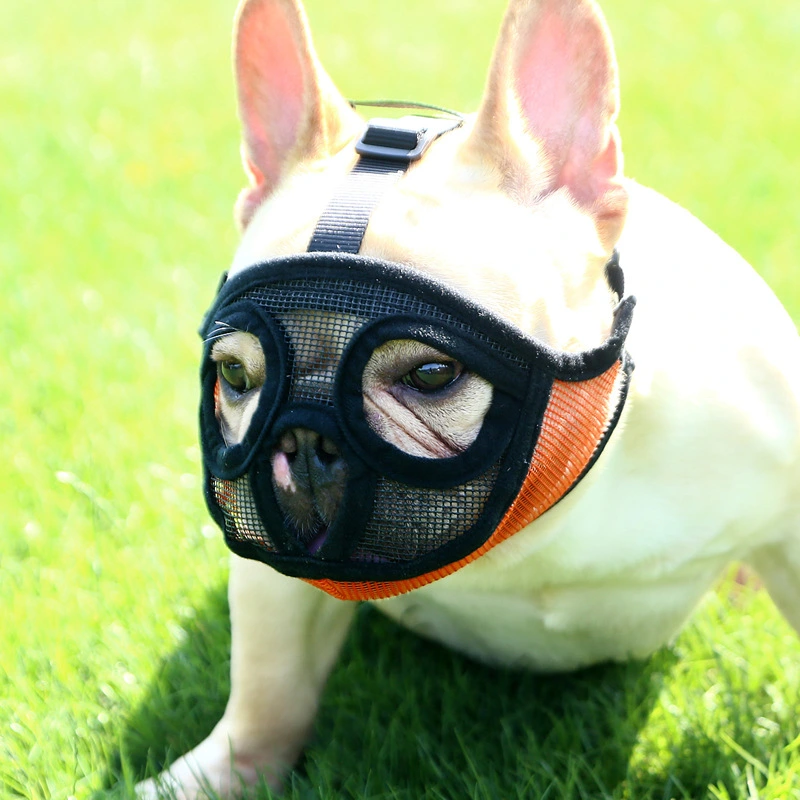 Bulldog Dog Mouth Cover Anti-biting And Sneaking Mask