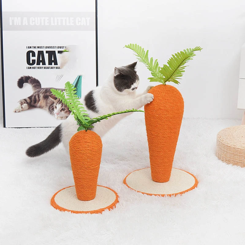 Carrot Two-color Sisal Simulation Pet Supplies