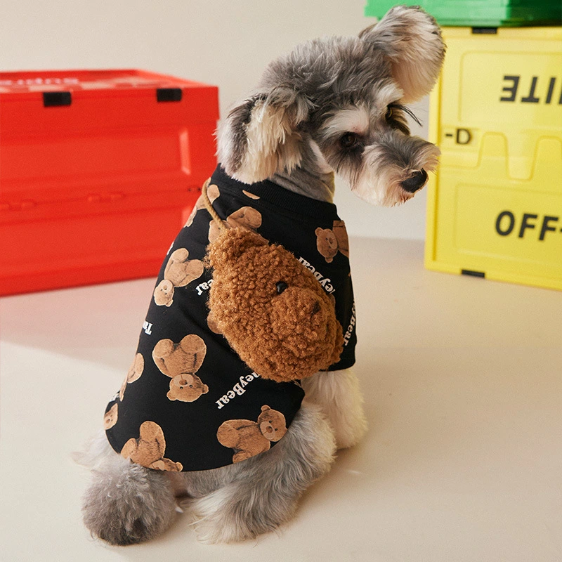 Dog Clothes Autumn New Bear Cotton Sweater