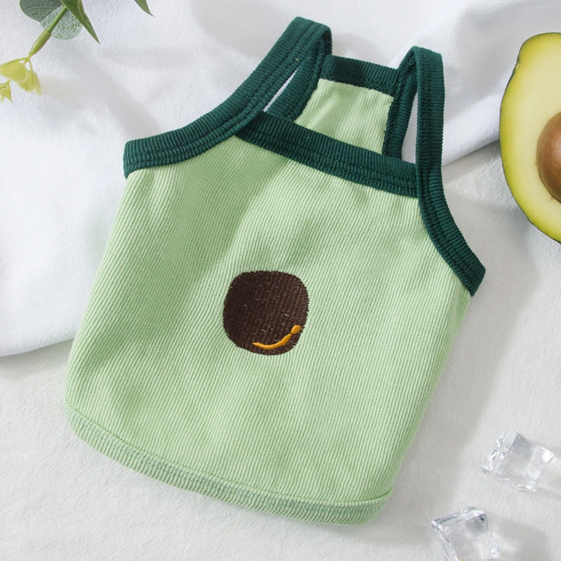 Avocado Sling Puppy Clothes Summer Thin Style