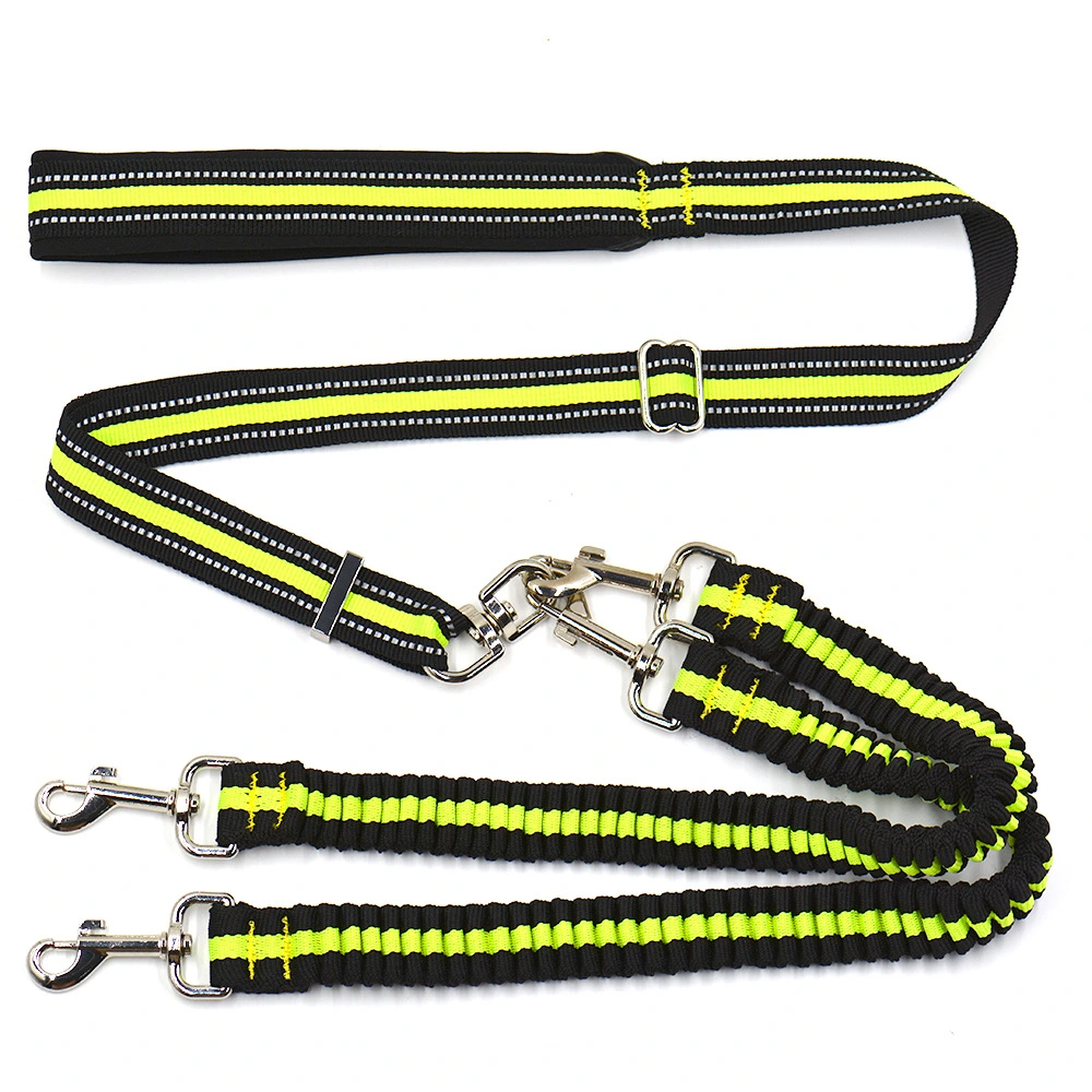 Pet Supplies Pet Adjustable Leash, Dog Leash, Double-headed One-to-two Nylon Leash