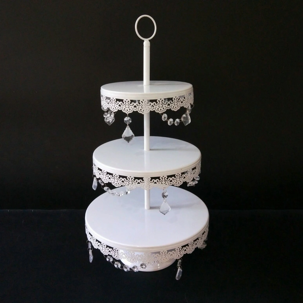 Simple And Modern Wrought Iron Lace Cake Stand