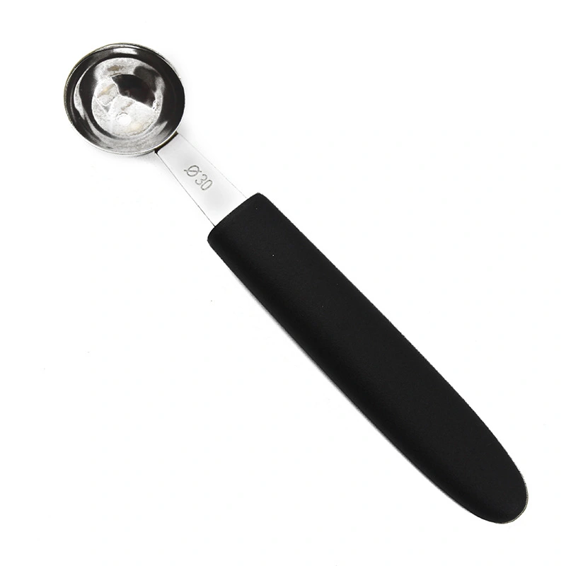 Simple Plastic Handle Spoon Stainless Steel Fruit Baller