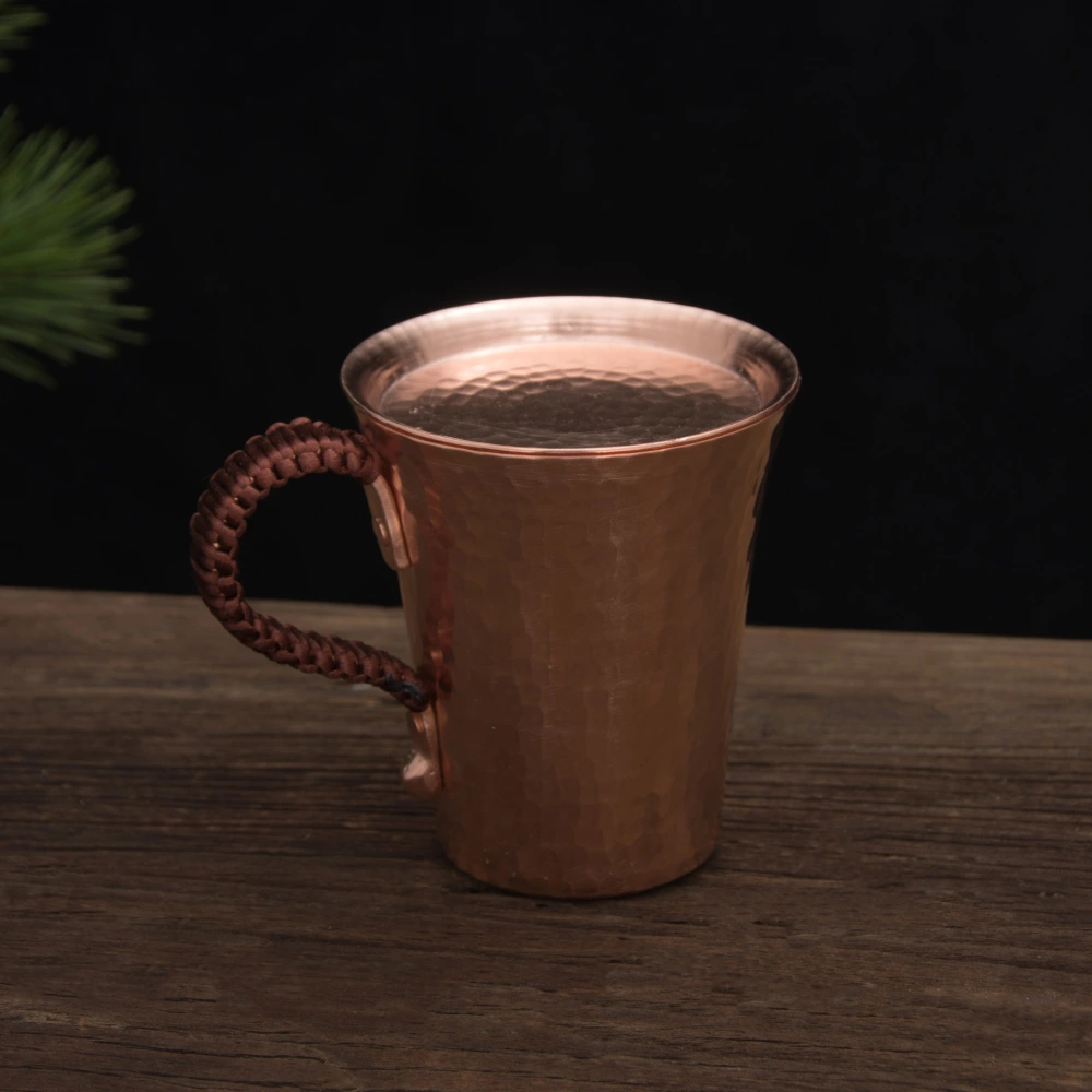 Pure Copper Handmade Cup Handmade Copper Water Cup Thick Copper Cup