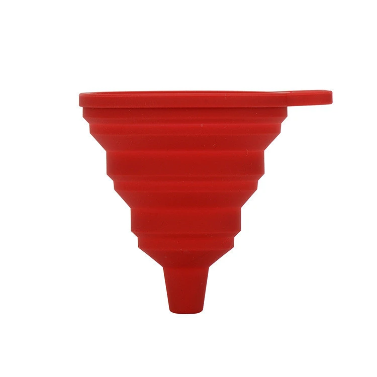 Mini Silicone Folding Funnel For Liquid Dispensing