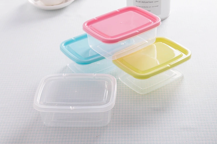 Rectangular Box Transparent Plastic PP Crisper Mini 350m