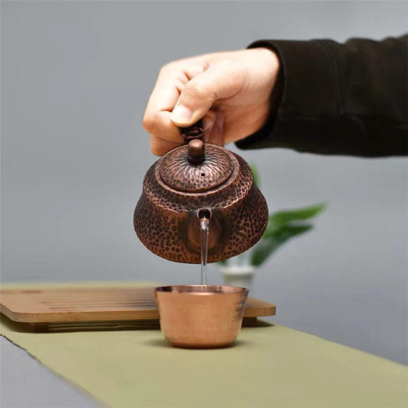 Pure Copper Kung Fu Copper Thickened Teapot