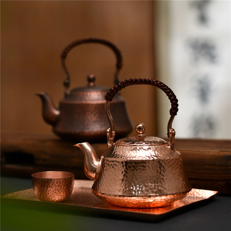 Handmade Small Copper Teapot Pure Copper Teapot Tiliang Brewing Tea