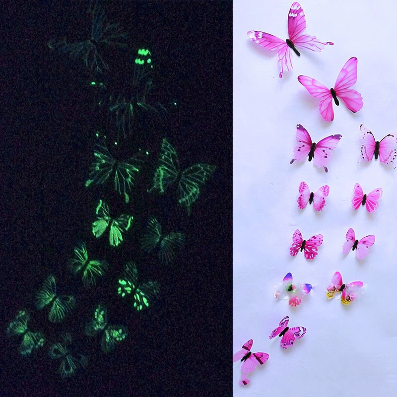 Household Simple Simulation Luminous Butterfly Decoration