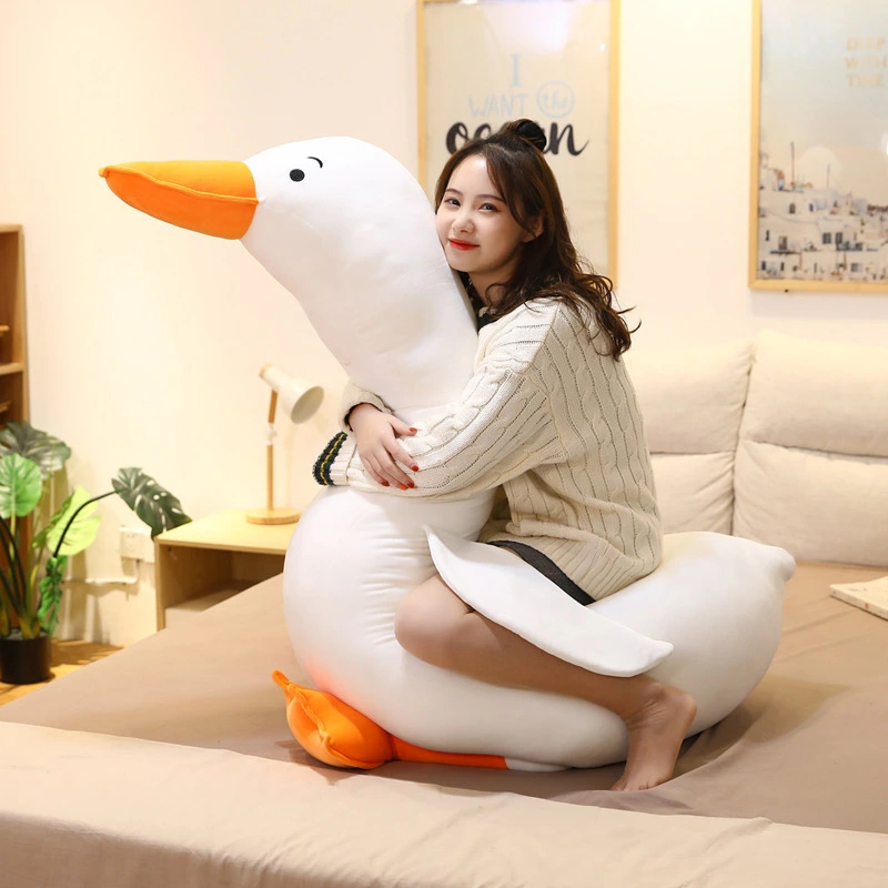 Plush Toy Cute Soft Big White Goose Pillow