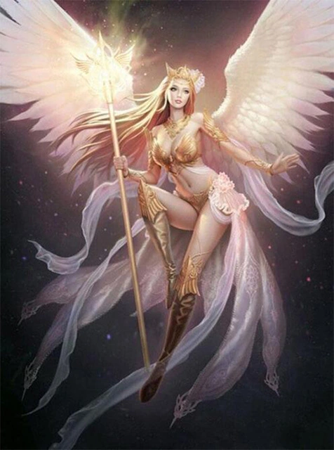 Angels And Demons Color 5D Adult Crafts Diamond Painting Art Full Set Of Drawings Abstract Gems Cross Stitch