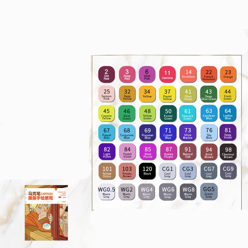 Art Marker Color Pen Set Student Comic Pen Cheap Marker Color