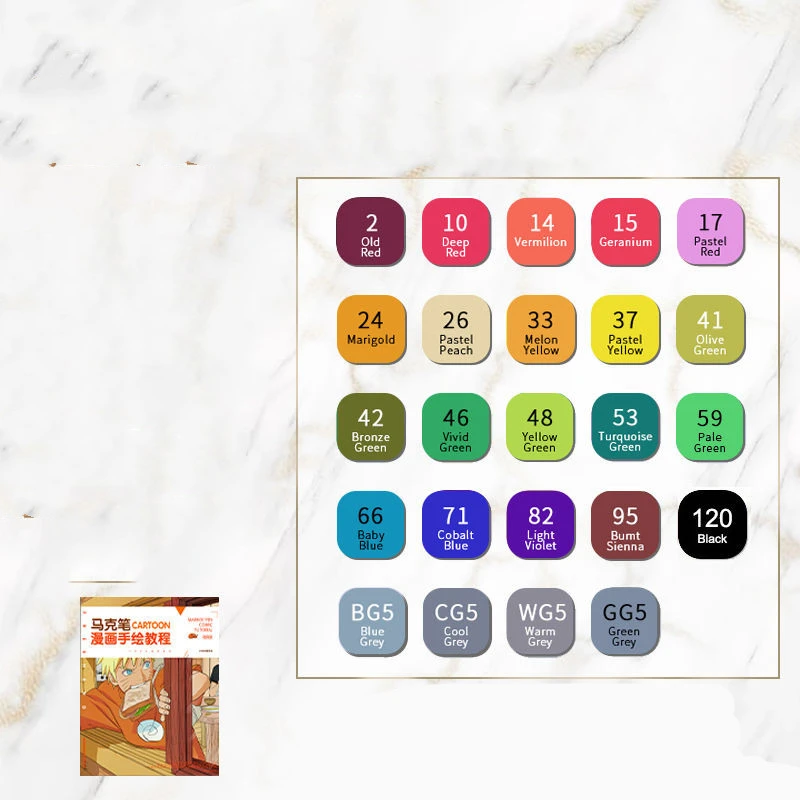 Art Marker Color Pen Set Student Comic Pen Cheap Marker Color
