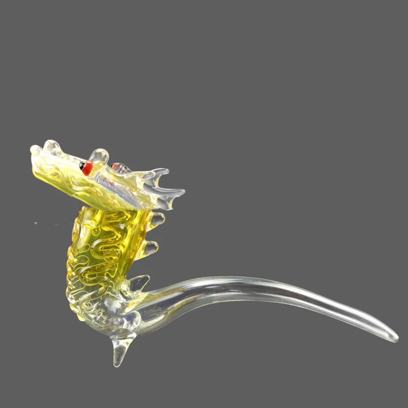 Glass Crafts Yellow Home Decorations Are Light And Portable