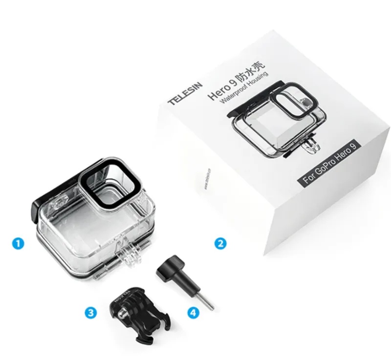 Sports Camera Accessories Waterproof Case Crystal Protective Case
