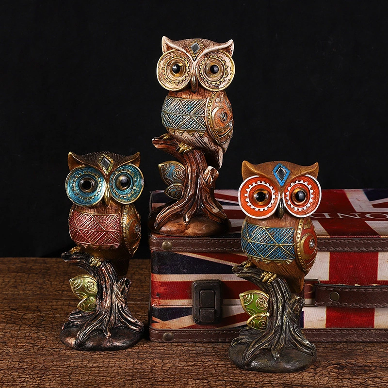 Creative And Simple Owl Resin Crafts Ornaments