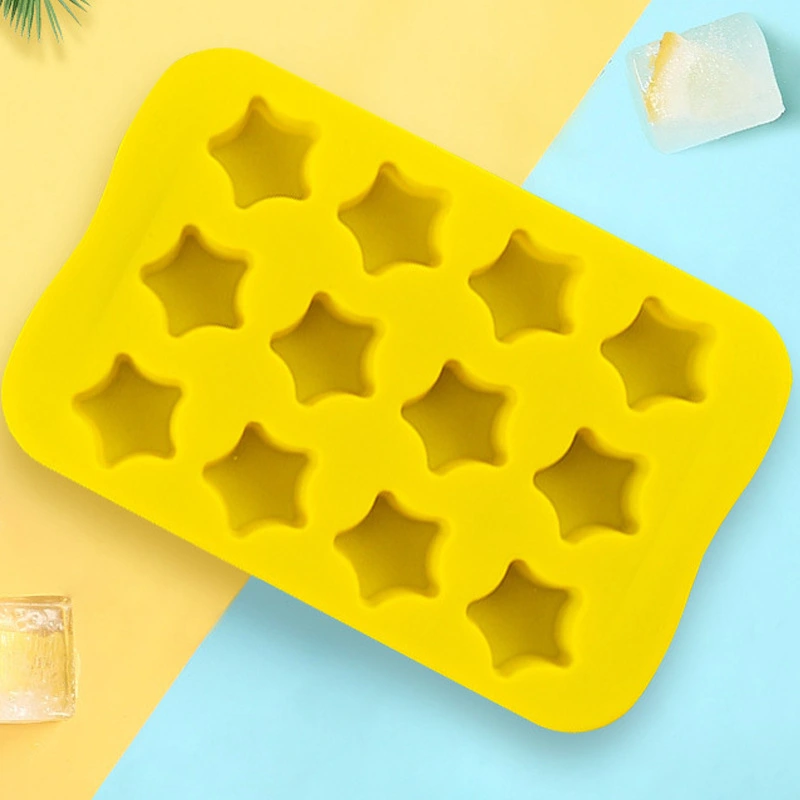 Silicone Shape Ice Tray Ice Cube Mold Square Ice Making D Children Cake Shape