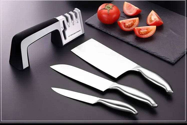 Tungsten Steel Diamond Grit Multi-function Manual Sharpener