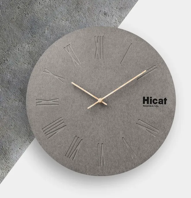 Cement Clock Home Fashion Creative Wall Clock