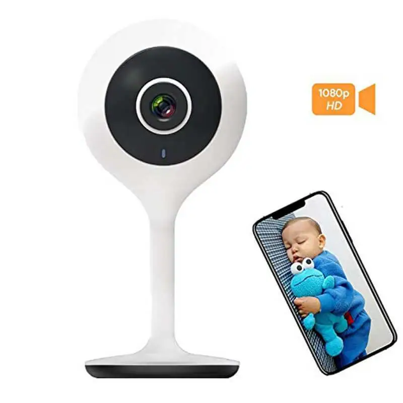 Full HD 1080p Indoor Home Mini Baby Monitor IP Camera Wifi C