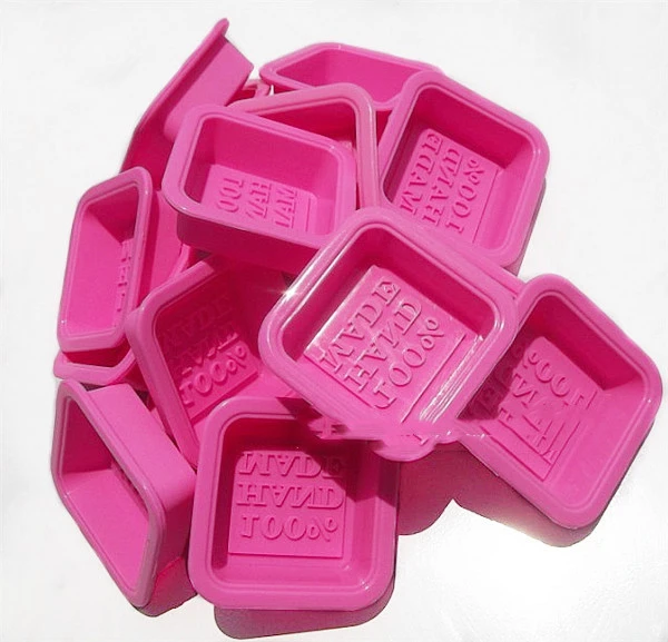 Handmade Square Letter Silicone Small Soap Mold