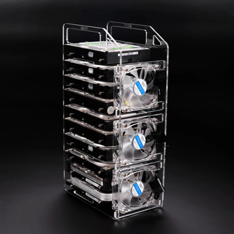 Hard Disk Rack Expansion Rack Mechanical Hard Disk Cage Bracket External Hard Disk Rack 3.5 Desktop