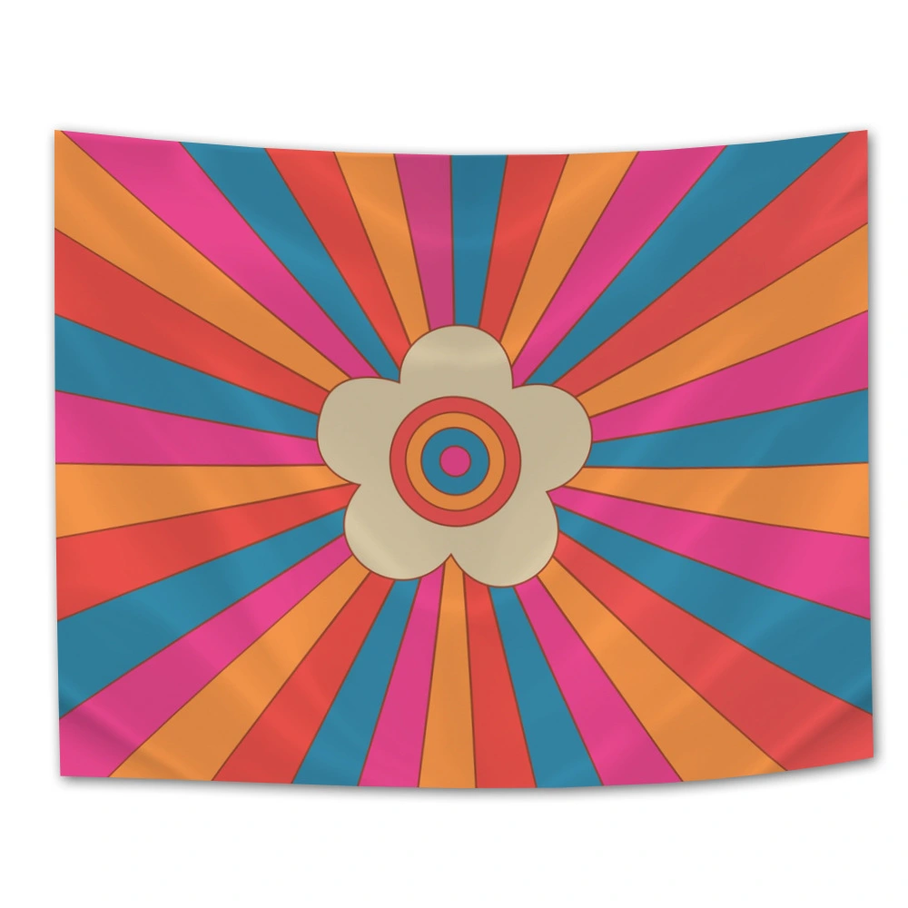 Rainbow Sun Tapestry Modern Art Wall Hanging Cloth Living Room Bedroom