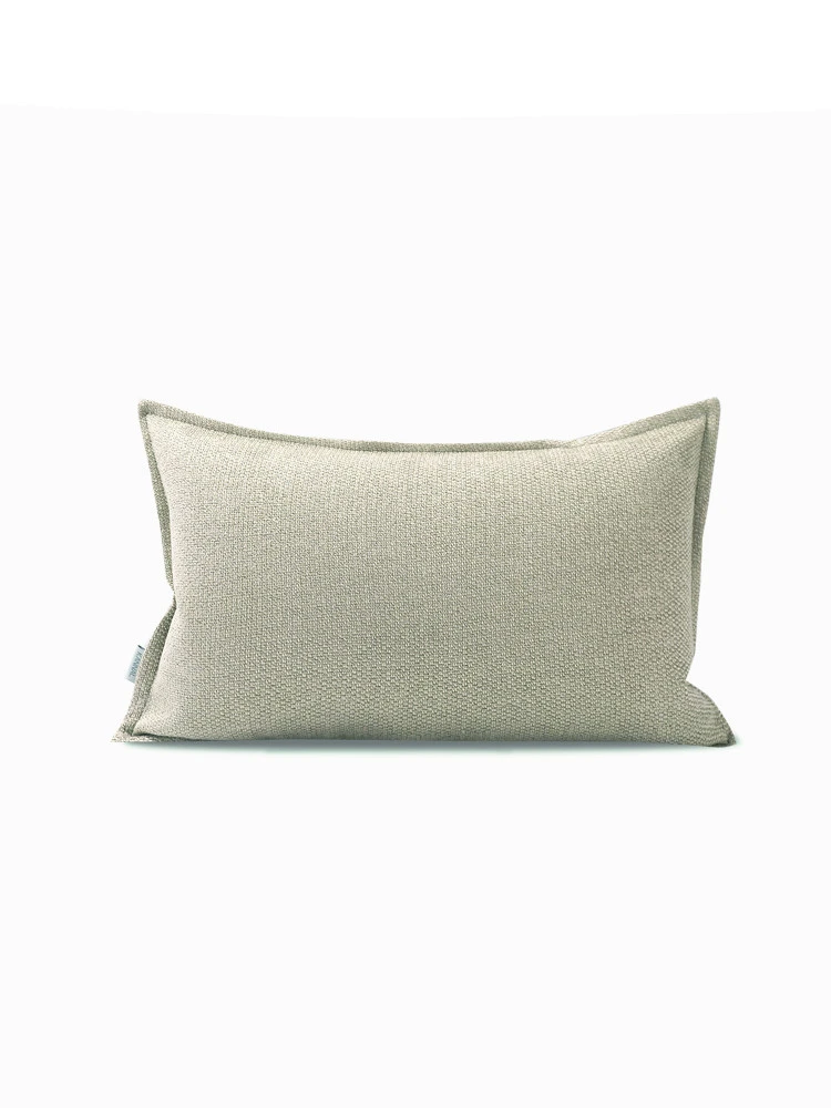 Modern And Simple Beige Gray Elephant Gray Cushion Cotton Hemp Pillow