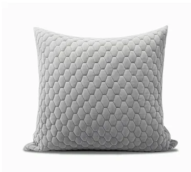 Premium Grey Silk Velvet Pillow