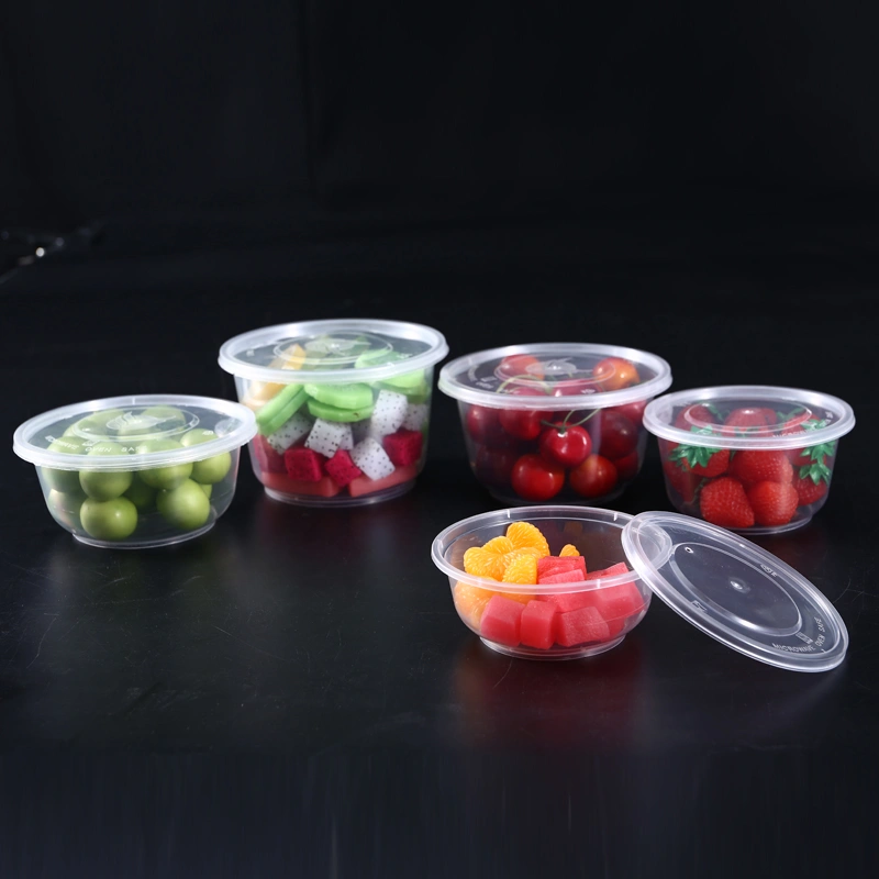 Transparent Round Bowl Takeaway Packing Box