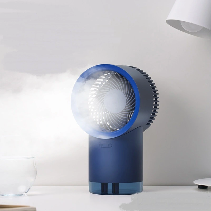 Desktop Cooling Fan Humidification And Moisturizing Spray Mute