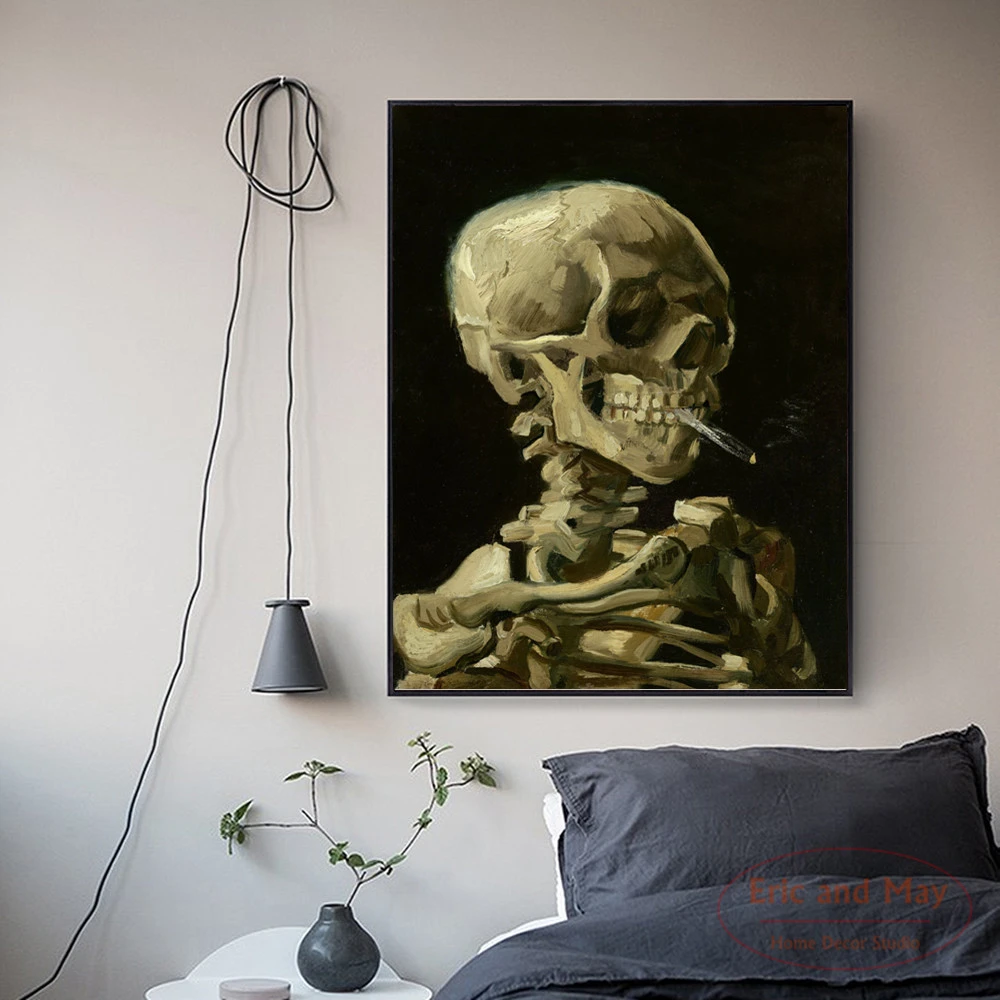 Skull Head Poster, A Variety Of Patterns Can Be Customized For Decoration