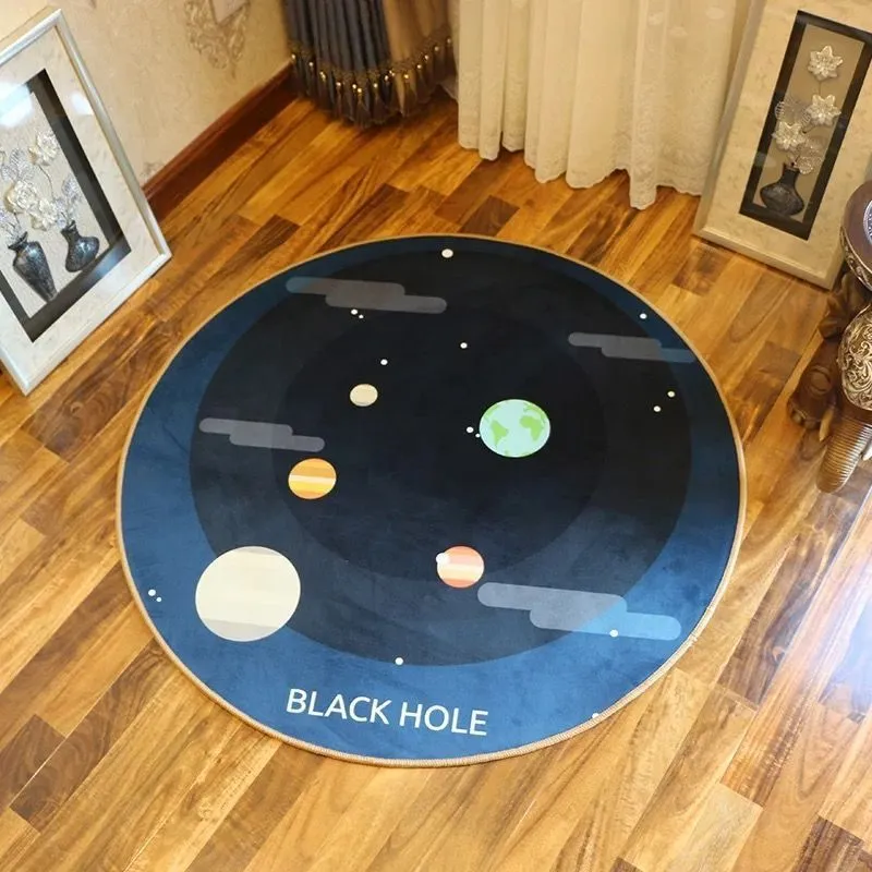 Round Carpet Bedroom Bedside Mat