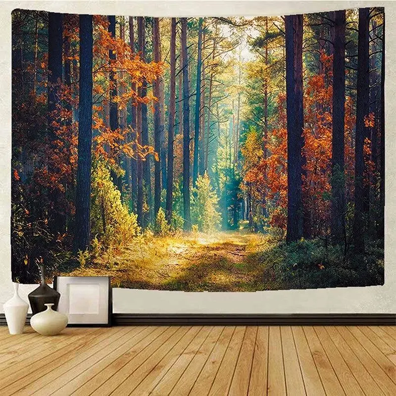 Light In The Woods Tapestry