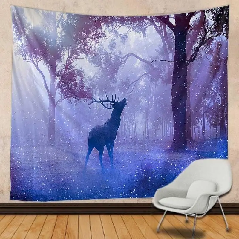 Lone Deer Tapestry Background Cloth Hanging Cloth