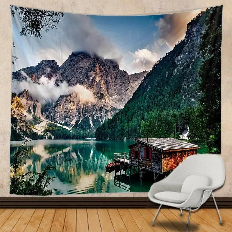 Lagoon Cabin Tapestry