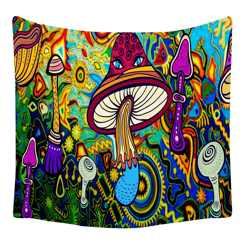 Psychedelic Mushroom Series Printed Home Tapestry