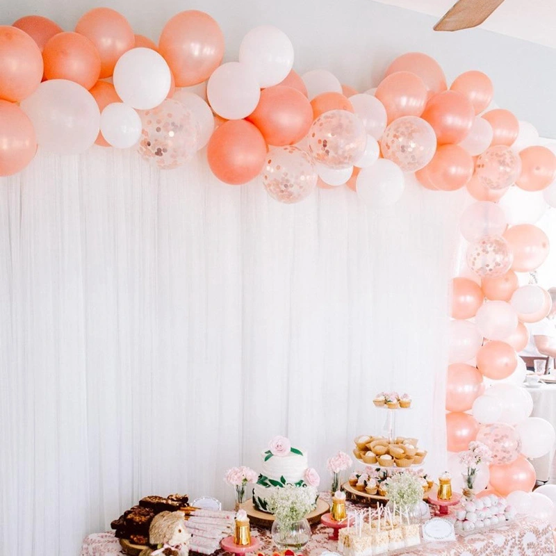 Rose Gold Sequin Combination Garland Birthday Party Decoration