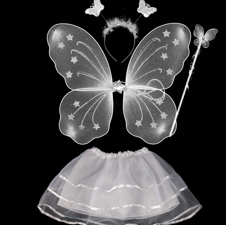 Four-piece Butterfly Wings Set, Angel Wings Children's Day Performance Props