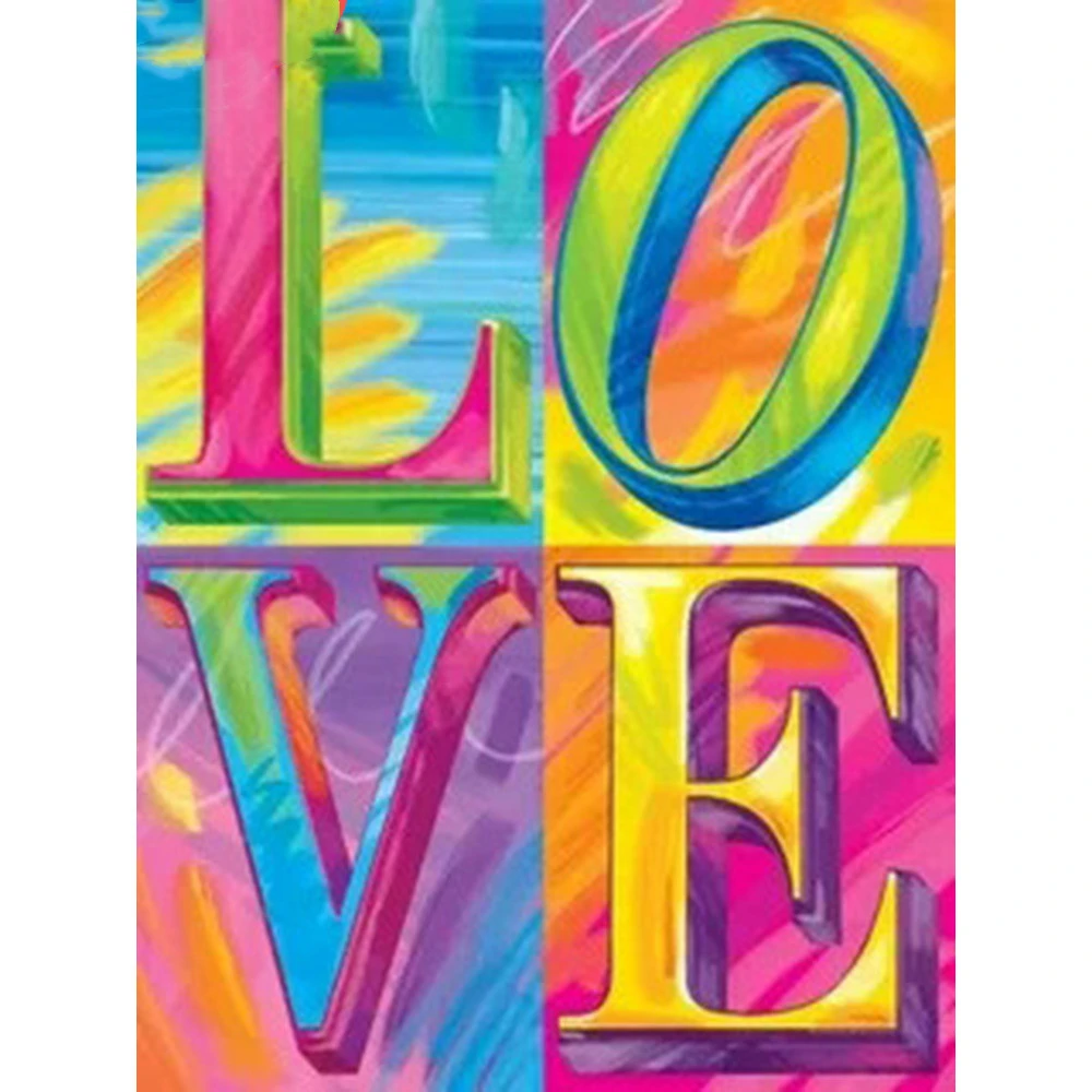 Diamond Painting Love Heart 5d Diamond Painting Cartoon Painting Embroidery
