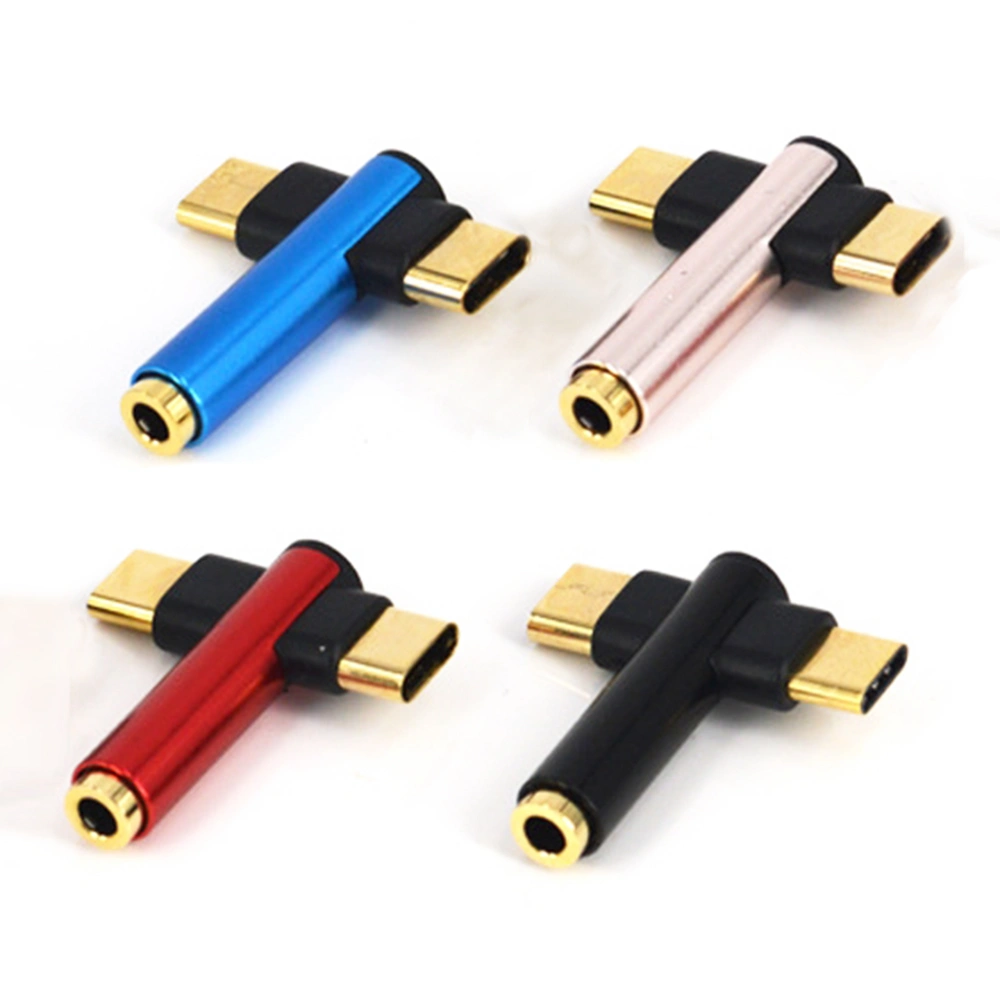 Type-C To 3.5 Headphone Connector Two-In-One Charging For Listening To Music Headphones Audio Adapter