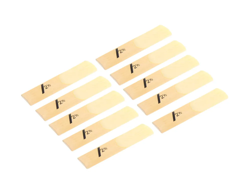 10 Pack Eb Alto Sax Saxophone Reeds Strength 1.5 2.0 2.5 3.0 3.5 4.0 Saxophone Reed Woodwind Instrument Parts Accessories