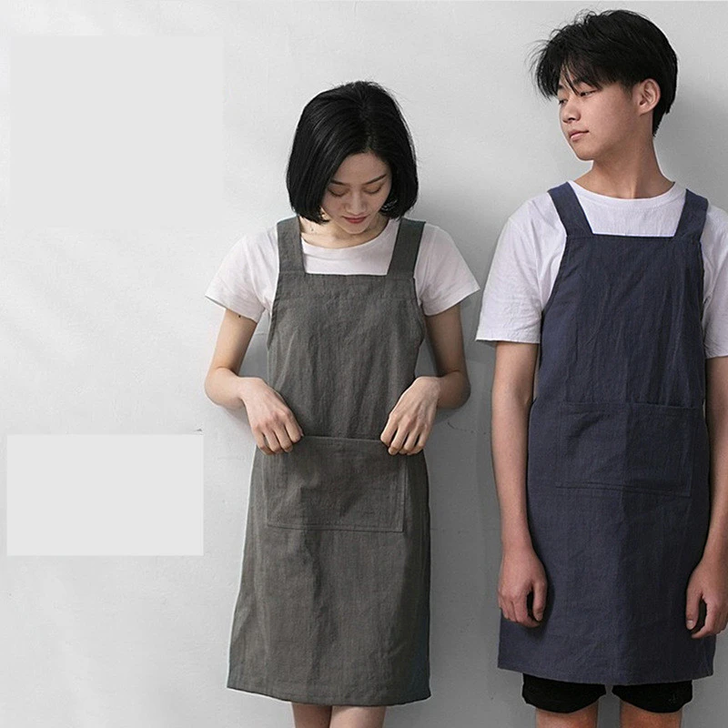 Cotton And Linen Aprons For Men And Women